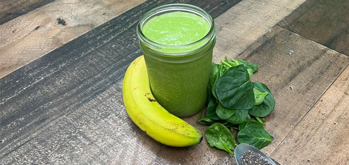 The Secret to a Creamy, Filling Green Smoothie: Almond Butter